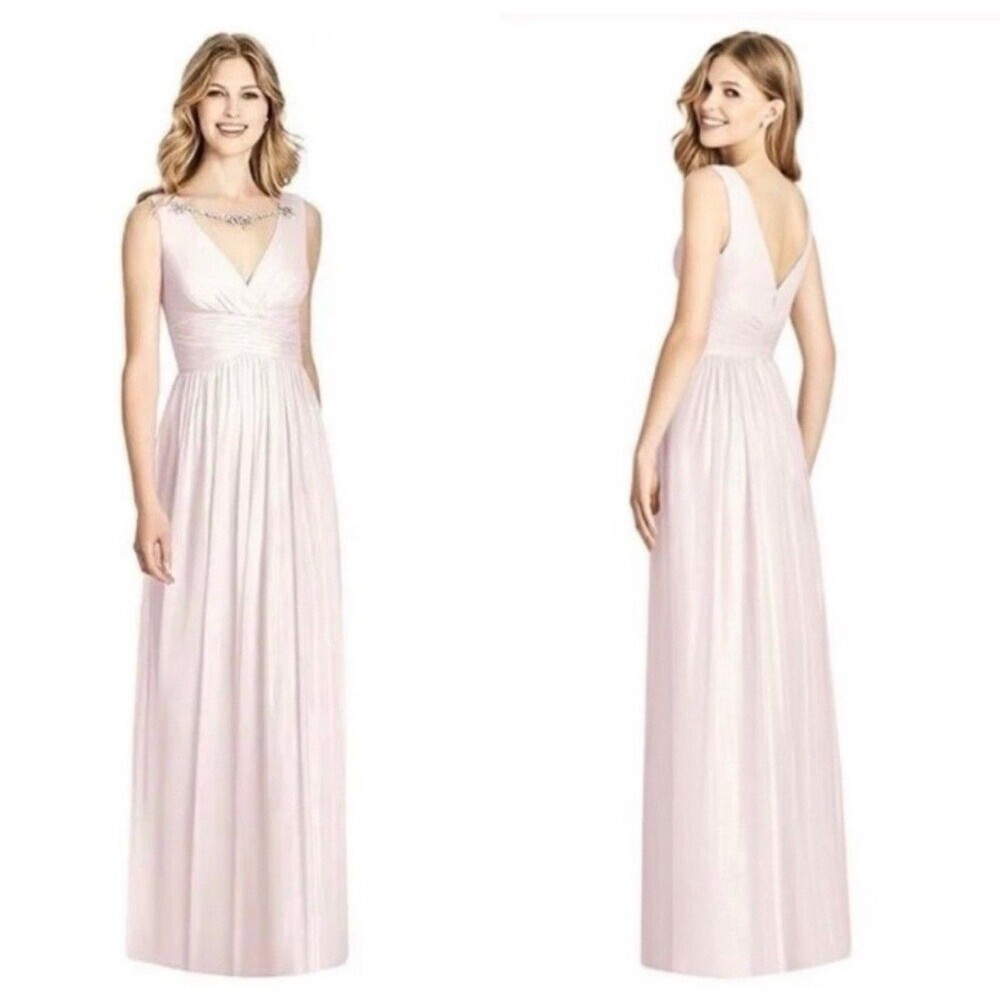 NWT Jenny Packham Size 14 Bridesmaids Dress Evening‎ Gown Blush Pink JP1005